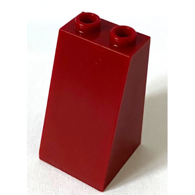 dark red slope 75 2 x 2 x 3 - hollow studs