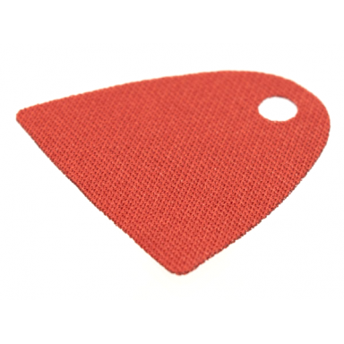 dark red minifigure cape cloth straight bottom with single top hole - spongy stretchable fabric