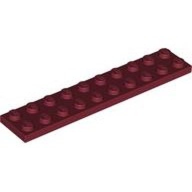 dark red plate 2 x 10