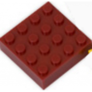 dark red magnet brick modified 4 x 4 sealed base