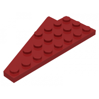 dark red wedge plate 8 x 4 wing right