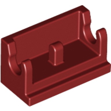 dark red hinge brick 1 x 2 base