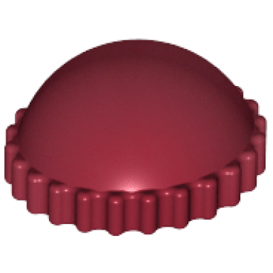 dark red minifigure headgear cap knit