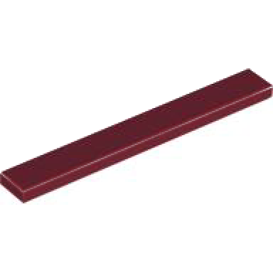 dark red tile 1 x 8