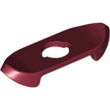 dark red minifigure armor shoulder pads with pointed ends