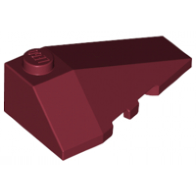 dark red wedge 4 x 2 triple right