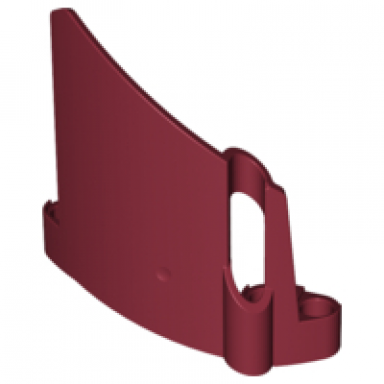 dark red technic panel fairing 22 large short small hole side a