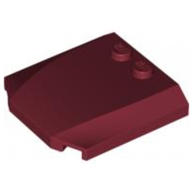 dark red wedge 4 x 4 x 2 3 triple curved