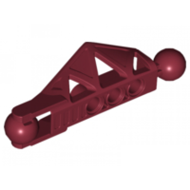 dark red bionicle rahkshi leg lower section