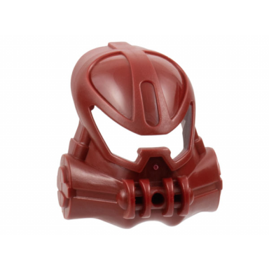 dark red bionicle mask huna toa metru