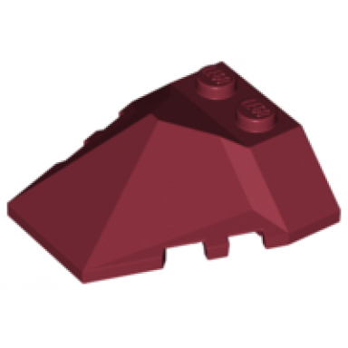 dark red wedge 4 x 4 x 1 1 3 pyramid center