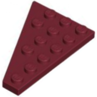 dark red wedge plate 6 x 4 right
