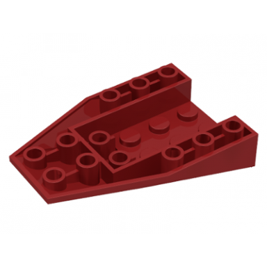 dark red wedge 6 x 4 triple inverted with connections between 2 studs