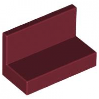 dark red panel 1 x 2 x 1