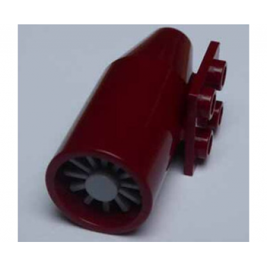 dark red engine smooth large 2 x 2 thin top plate with light bluish gray center 4868b 4869