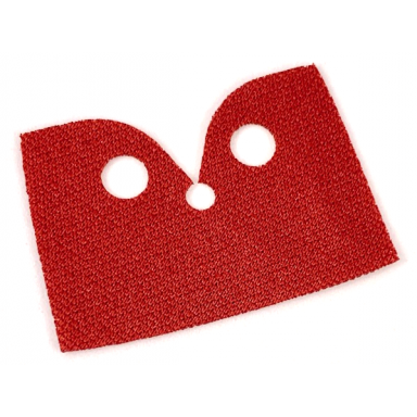 dark red minifigure cape serape cloth - shiny spongy stretchable fabric