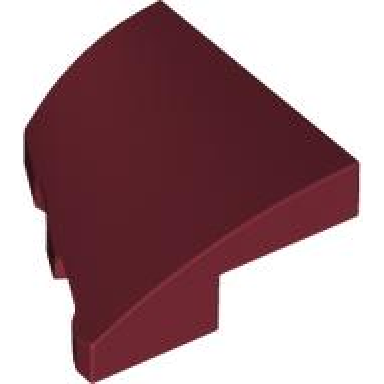 dark red wedge 2 x 2 x 2 3 right