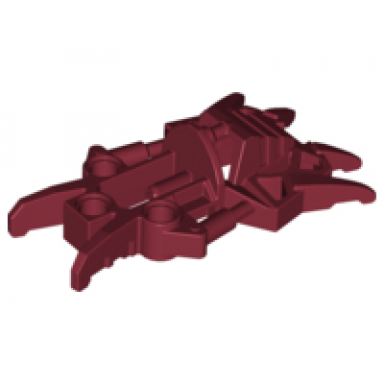 dark red bionicle foot toa inika clawed