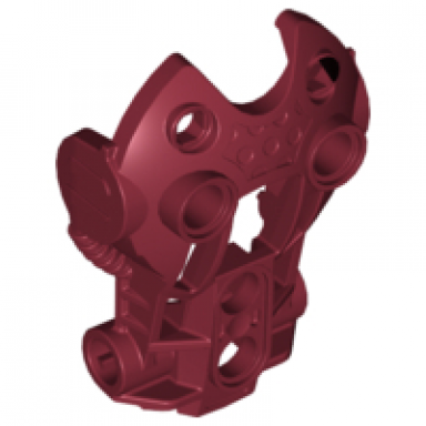 dark red bionicle toa inika shoulder armor