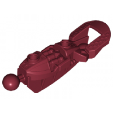 dark red bionicle toa inika leg lower section
