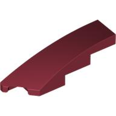 dark red wedge 4 x 1 left