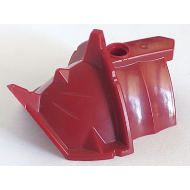 dark red large figure armor shoulder - spiky knights kingdom ii exo-force