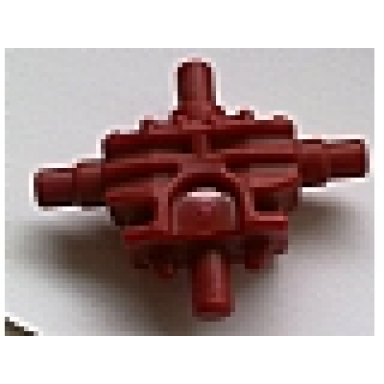 dark red torso mechanical armor with 4 pins bionicle