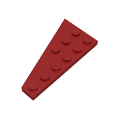 dark red wedge plate 6 x 3 right