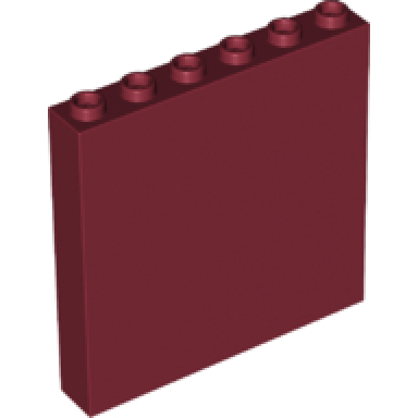 dark red panel 1 x 6 x 5