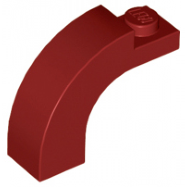 dark red arch 1 x 3 x 2 curved top