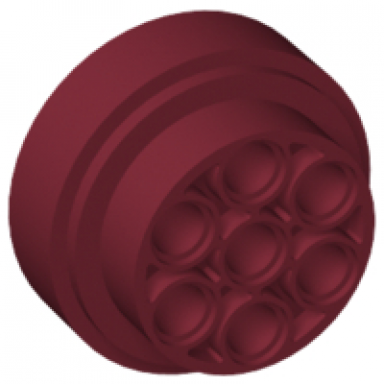 dark red wheel 31mm d x 15mm technic
