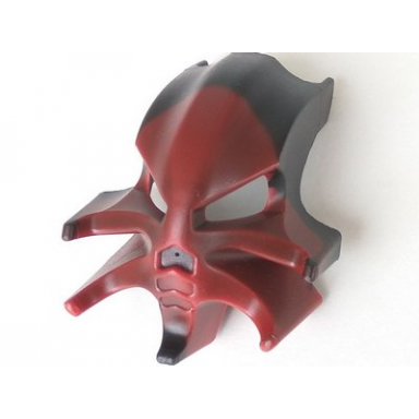 dark red bionicle mask vultraz with black top