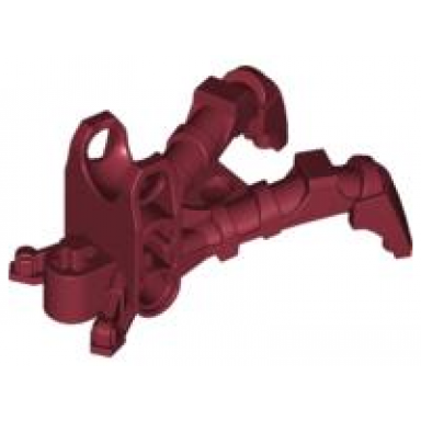 dark red bionicle foot claw with ball socket