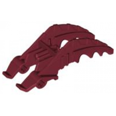 dark red bionicle foot mistika clawed with axle