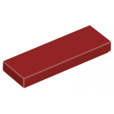 dark red tile 1 x 3