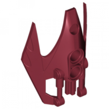 dark red bionicle shoulder armor vorox