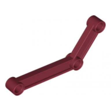 dark red technic link 1 x 9 bent 6 - 4