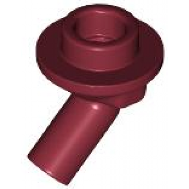 dark red bar 1l with angled hollow stud