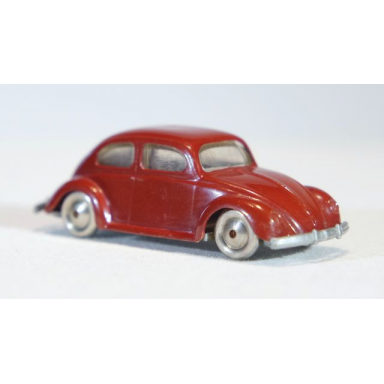 dark red ho scale vw beetle 56mm long