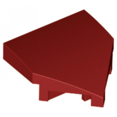 dark red wedge 2 x 2 x 2 3 pointed