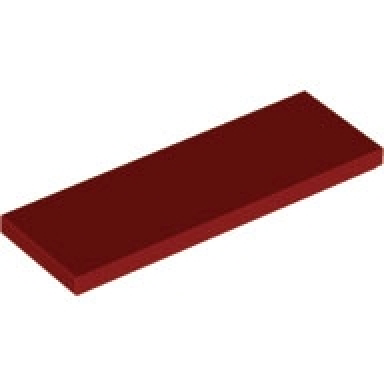 dark red tile 2 x 6