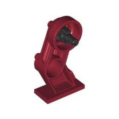 dark red large figure leg right with black rotation joint pin