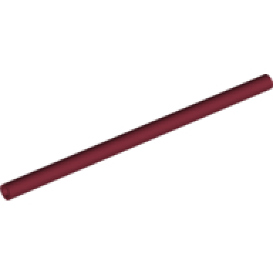 dark red hose rigid 3mm d 8l 6.4cm