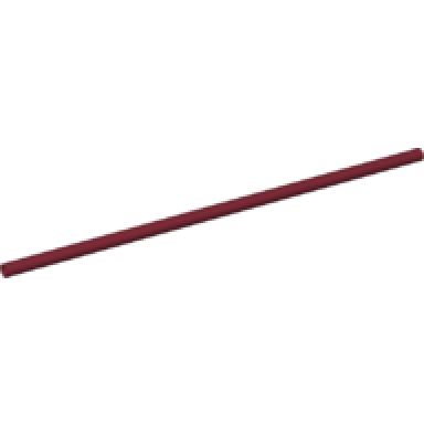 dark red hose rigid 3mm d 14l 11.2cm