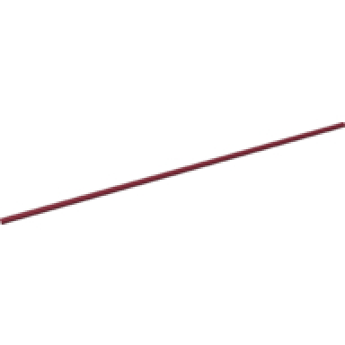 dark red hose rigid 3mm d 26l 20.8cm