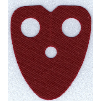 dark red minifigure armor pauldron cloth small