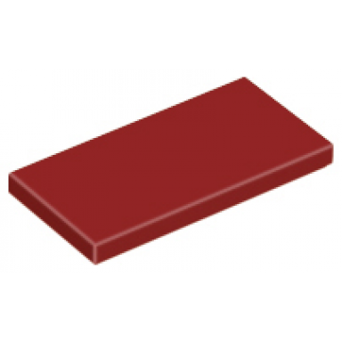 dark red tile 2 x 4