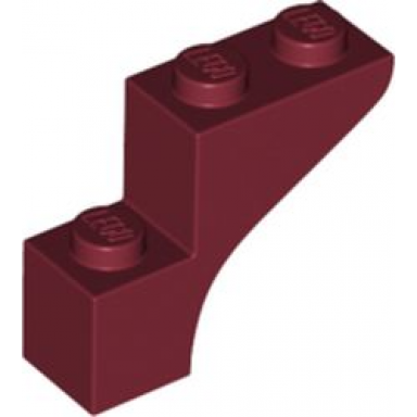 dark red arch 1 x 3 x 2