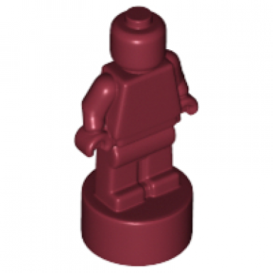 dark red minifigure utensil statuette trophy