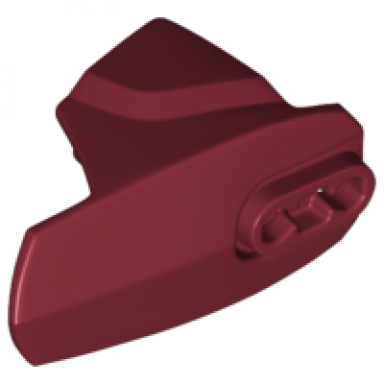 dark red hero factory armor with ball joint socket - size 5